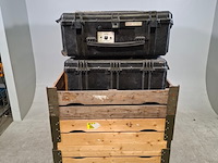 8x kunststof transportkoffer