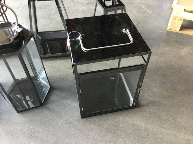 8x lantaarns, zwart/grijs/bruin - afbeelding 2 van  5