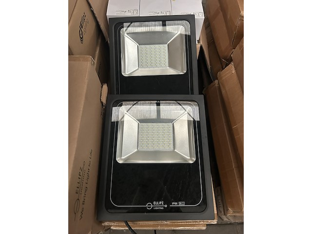 8x led flood light/bouwlamp ellipz lighting - afbeelding 2 van  9