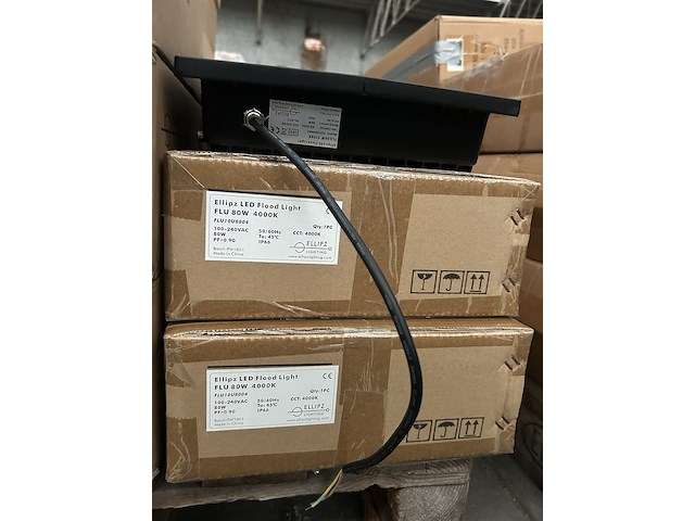 8x led flood light/bouwlamp ellipz lighting - afbeelding 8 van  9