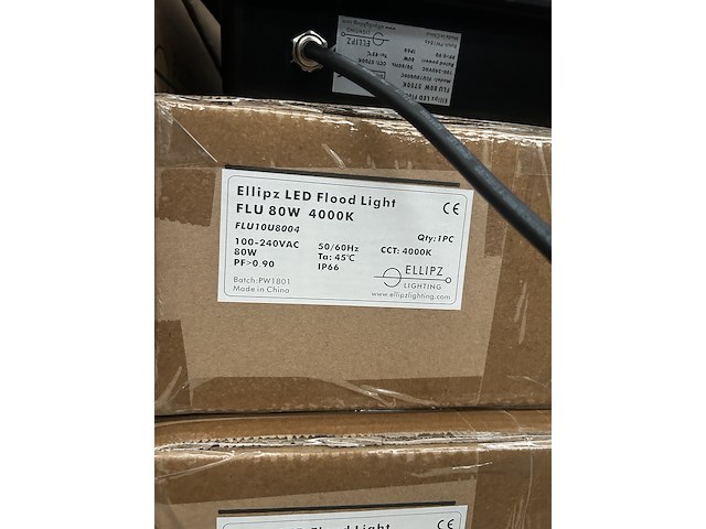 8x led flood light/bouwlamp ellipz lighting - afbeelding 9 van  9