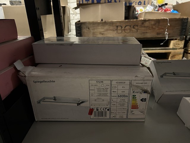 8x led spiegellamp - afbeelding 2 van  4