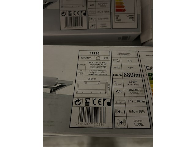 8x led spiegellamp - afbeelding 4 van  4
