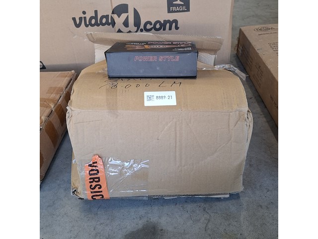 8x led zaklamp, powerstyle, 18.000 lumen - afbeelding 5 van  5