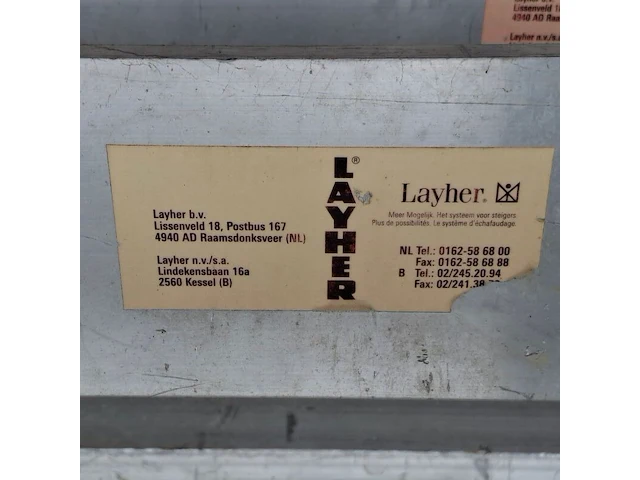8x leuning, layher - afbeelding 5 van  7