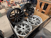 8x lichtmetalen racing velg - afbeelding 1 van  5