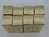 8x lippenstift, yves saint laurent, candy glaze - afbeelding 4 van  12
