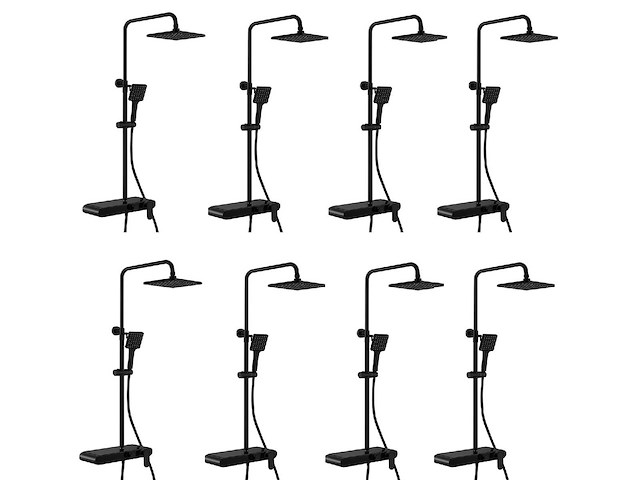 8x mawialux opbouw regendoucheset - digitaal display - afbeelding 1 van  3