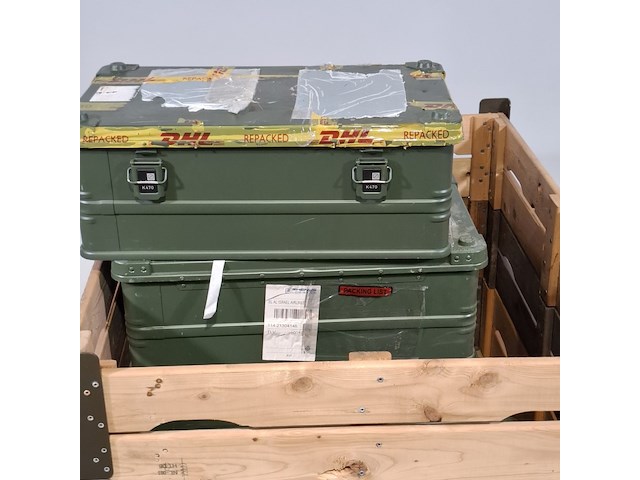 8x metalen koffer, zarges, k470 - afbeelding 2 van  5