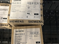 8x meterkast toebehoren w.o. aardlekschakelaar, kabel- en geleider beveiliging siemens - afbeelding 6 van  7