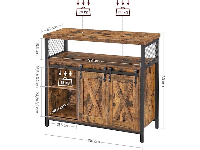 8x meubelen vasagle en sans marque, diverse - afbeelding 2 van  9