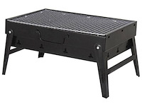 8x mini barbecue houtskool, zwart - afbeelding 1 van  4