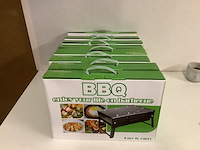 8x mini barbecue houtskool, zwart - afbeelding 2 van  4