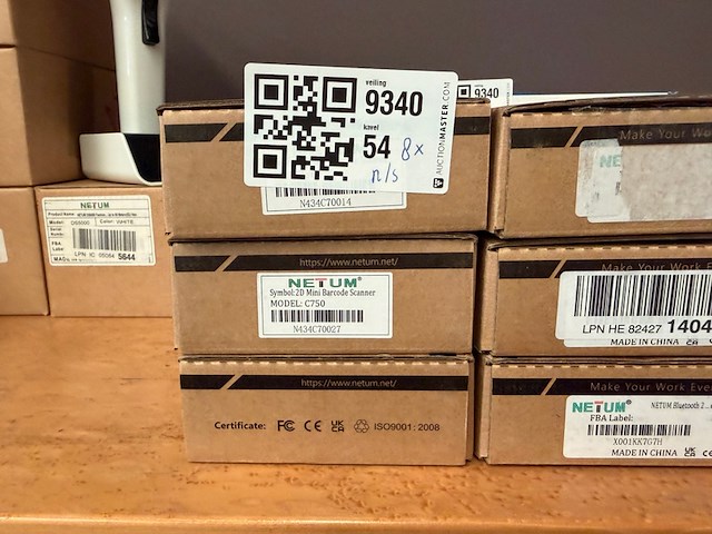 8x mini barcode scanner, netum - afbeelding 4 van  4