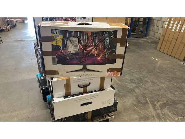 8x monitor, alienware - afbeelding 4 van  5