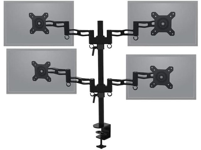 8x monitor bureausteun 4 monitoren 4x scherm 13"-27" sam creative, braaa000006 - afbeelding 1 van  3