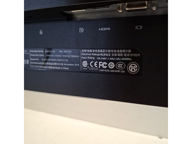 8x monitor hp, e243, 2019 - afbeelding 14 van  34