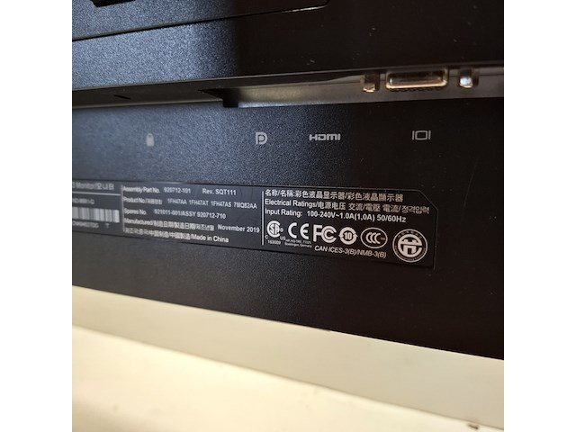 8x monitor hp, e243, 2019 - afbeelding 22 van  34