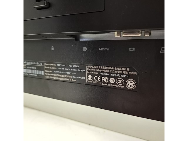 8x monitor hp, e243, 2019 - afbeelding 22 van  34