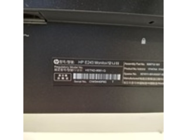 8x monitor, hp, e243, 2019 - afbeelding 17 van  34