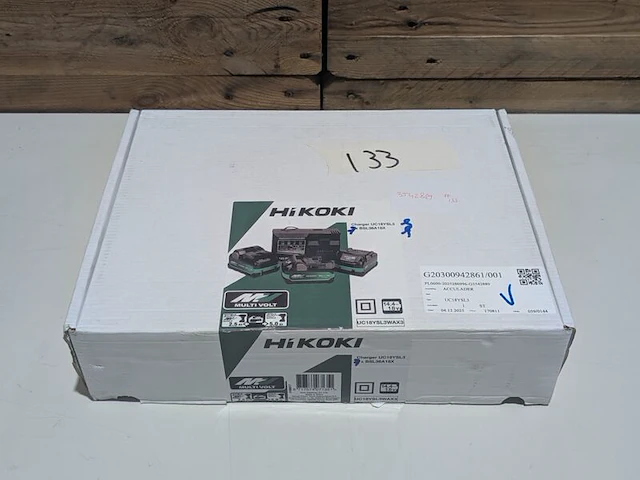 8x multi volt accu, hikoki, bsl 36a18x, en snellader uc18ysl3 - afbeelding 4 van  4