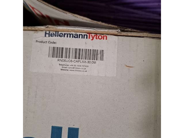 8x netwerk verlengkabel in doos, hellermanntyton - afbeelding 6 van  6