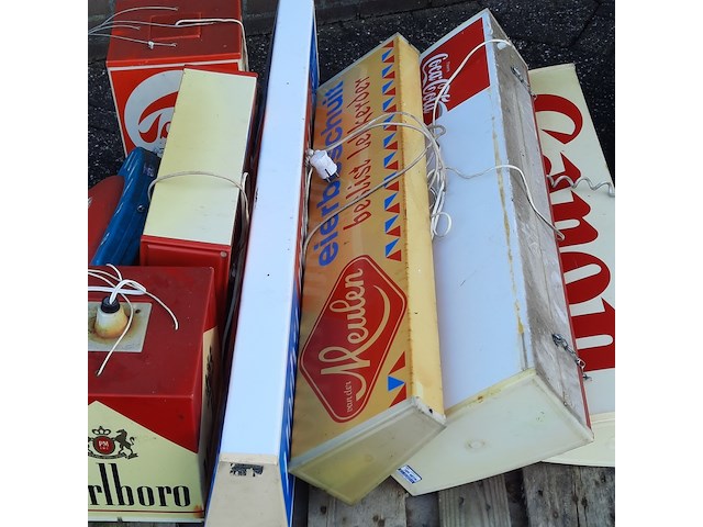 8x nostalgische lichtreclame borden - afbeelding 4 van  9