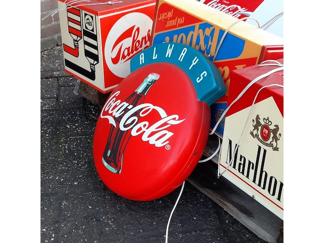 8x nostalgische lichtreclame borden - afbeelding 8 van  9