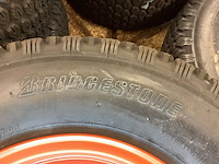 8x ongebruikt bridgestone 24x8.50-12 band met velg - afbeelding 7 van  9