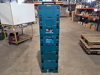 8x opbergdozen [leeg] & steekwagen, makita - afbeelding 4 van  6