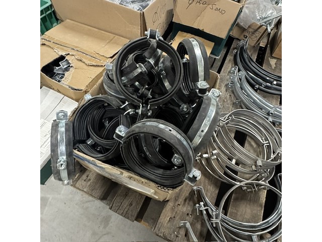 8x pallets met pijpbeugels - afbeelding 7 van  15