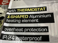 8x paneel kachel met thermostaat, homeleader, gh-20a - afbeelding 3 van  5