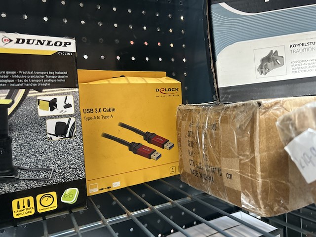 8x partij elektronica en diverse artikelen w.o. usb 3.0 kabel w.o. yatour, ohemex, dunlop, twinny - afbeelding 5 van  6