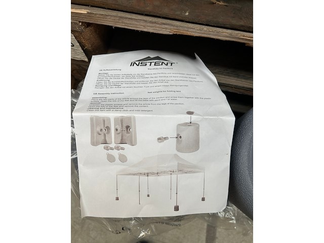 8x partytent voet - afbeelding 5 van  5