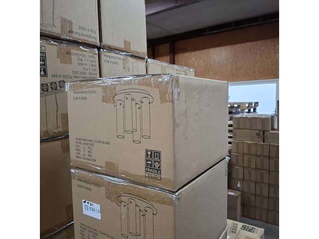 8x plafondlamp, furniqs, stellar - afbeelding 3 van  4