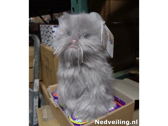 8x pluche poes - afbeelding 1 van  3