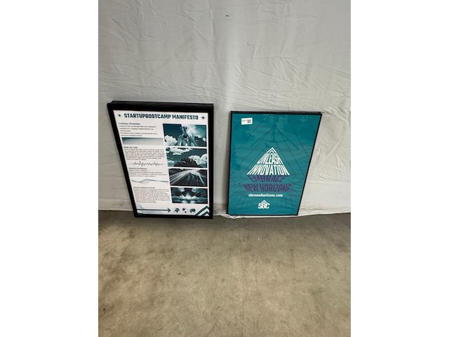 8x posterlijst, zwart - afbeelding 1 van  4