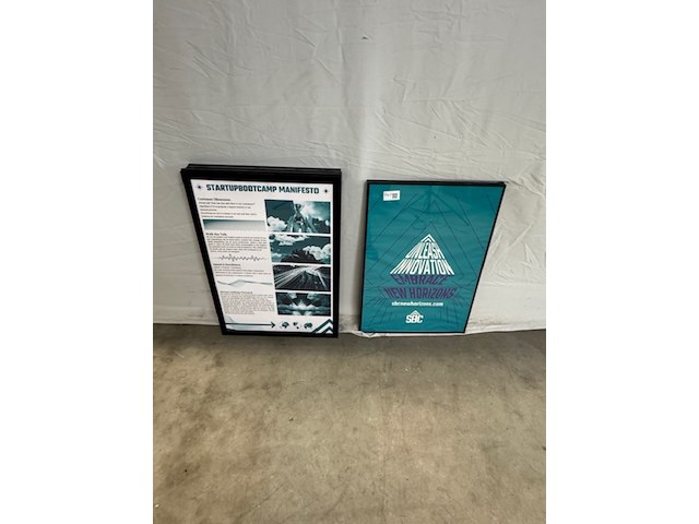 8x posterlijst, zwart - afbeelding 2 van  4