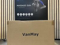 8x premium massage gun in koffer met opzetstukken, bluemay - afbeelding 1 van  14