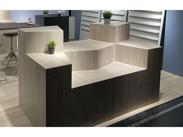8x presentatiemeubels, houtnerf - afbeelding 5 van  13
