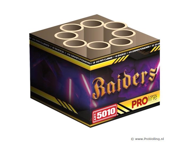 8x raiders 8 shots - afbeelding 1 van  1