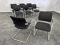 8x rohde&grahl - vergaderstoel zwart - afbeelding 1 van  8
