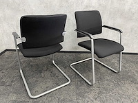 8x rohde&grahl - vergaderstoel zwart - afbeelding 2 van  8