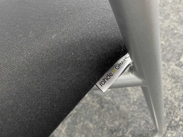 8x rohde&grahl - vergaderstoel zwart - afbeelding 4 van  8