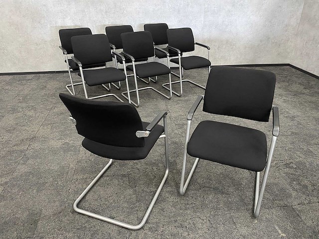 8x rohde&grahl - vergaderstoel zwart - afbeelding 8 van  8