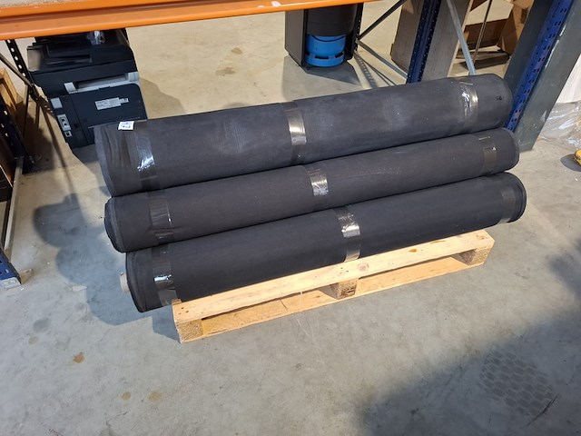 8x rol theatermolton brandwerend, zwart - afbeelding 2 van  7