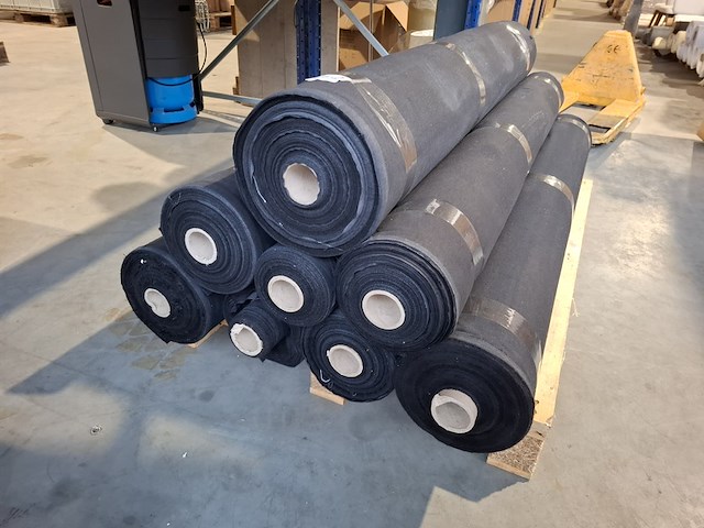 8x rol theatermolton brandwerend, zwart - afbeelding 3 van  7