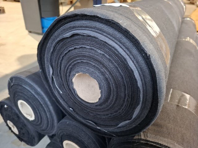 8x rol theatermolton brandwerend, zwart - afbeelding 4 van  7