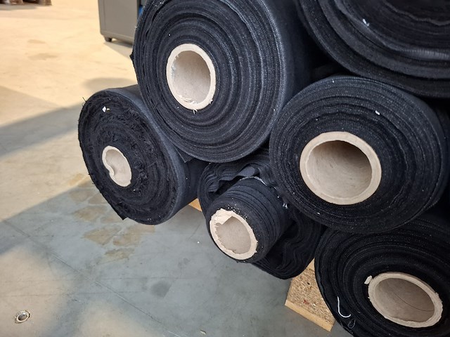 8x rol theatermolton brandwerend, zwart - afbeelding 6 van  7