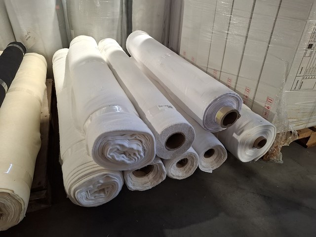 8x rol witte bedtextiel assorti - afbeelding 5 van  12